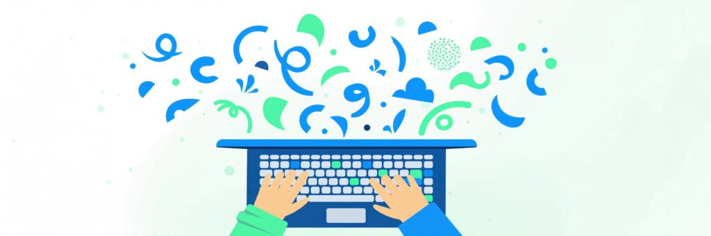 Hindi typing practice paragraph - free illustration